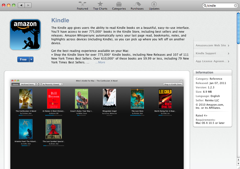 is there a kindle app for mac